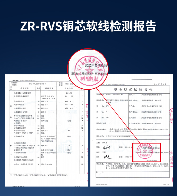 安普RVS雙絞線2*1.5花線消防照明阻燃國標銅芯電動車充電線高樓層